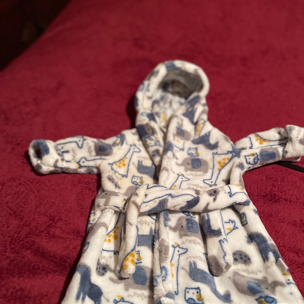 Cozy Kids Animal Print Pajama Robe